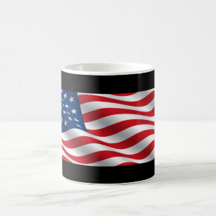 Taza De Café Bandera estadounidense