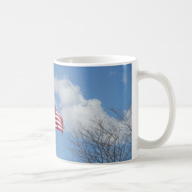 Taza De Café Bandera estadounidense (Derecha)