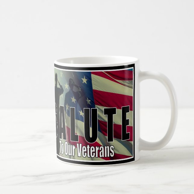 Taza De Café Bandera estadounidense (Derecha)