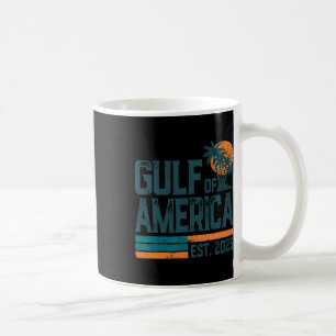 Taza De Café Bandera Estadounidense 2025 Del Golfo Retro De Est