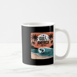 Taza De Café Bandera Estadounidense 2025 Del Golfo Retro De Est