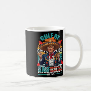 Taza De Café Bandera Estadounidense 2025 Del Golfo Retro De Est
