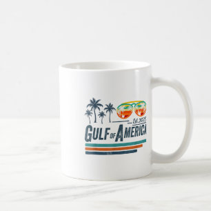 Taza De Café Bandera Estadounidense 2025 Del Golfo Retro De Est