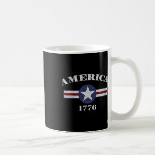 Taza De Café Bandera Estadounidense 4 De Julio De Est 1776 Patr
