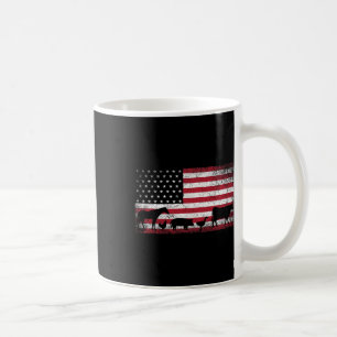 Taza De Café Bandera Estadounidense 4 De Julio Hígado De Gallin