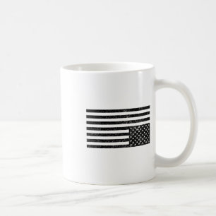Taza De Café Bandera estadounidense al revés