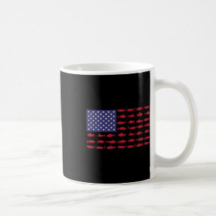 Taza De Café Bandera Estadounidense B Niñas Mujeres Jóvenes Pes