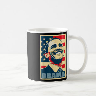 Taza De Café Bandera estadounidense de Barack Obama: Demostraci