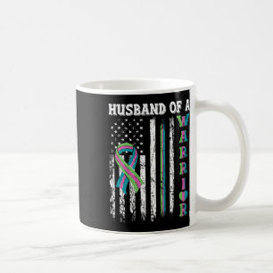 Taza De Café Bandera Estadounidense De Cáncer De Mama Metastási