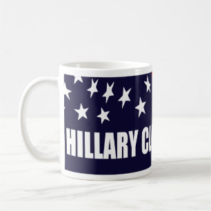 Taza De Café Bandera estadounidense de Hillary Clinton en 2016