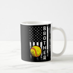 Taza De Café Bandera estadounidense de Softll Brother Vintage C