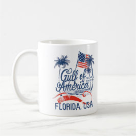 Taza De Café Bandera estadounidense del Golfo de Estados Unidos