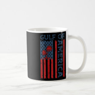 Taza De Café Bandera Estadounidense Del Golfo De Estados Unidos