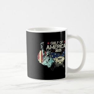 Taza De Café Bandera Estadounidense Del Golfo De México