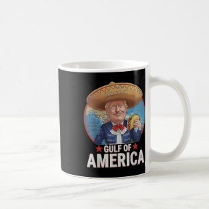 Taza De Café Bandera Estadounidense Del Golfo Retro De Estados