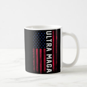 Taza De Café Bandera estadounidense Joe Biden Ultra Maga Ultra