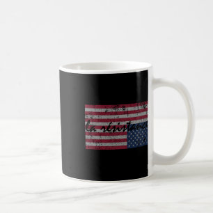Taza De Café Bandera Estadounidense La Resistencia Se Opone A E