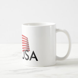 Taza De Café Bandera estadounidense Mug