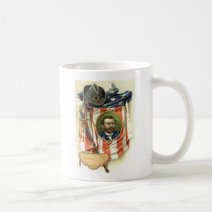 Taza De Café Bandera Estadounidense Ulysses S Grant Sword Caval