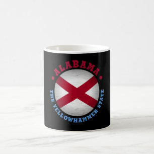 TAZA DE CAFÉ BANDERA ESTATAL DE ALABAMA