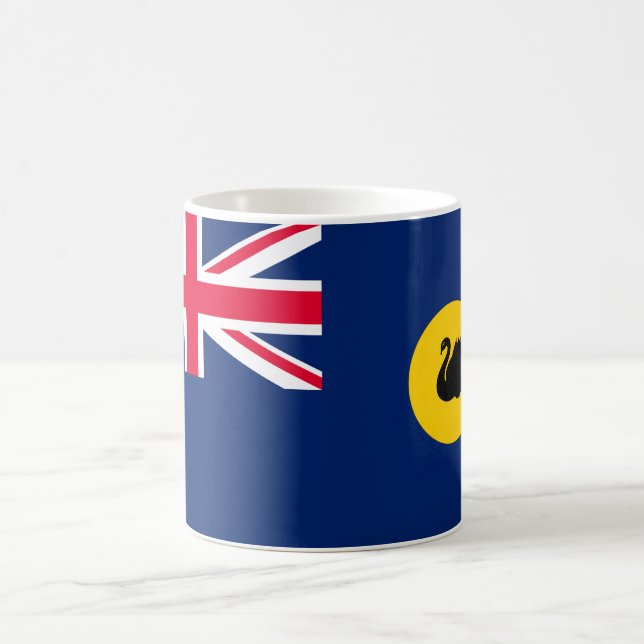 Taza De Café Bandera estatal de Australia Occidental (Centro)