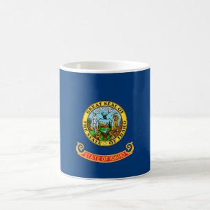 Taza De Café Bandera estatal de Idaho