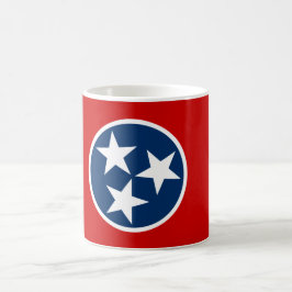 Taza De Café Bandera estatal de Tennessee