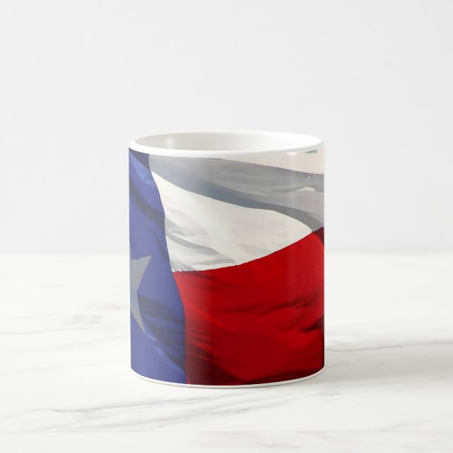 Taza De Café Bandera Estatal de Texas (Centro)