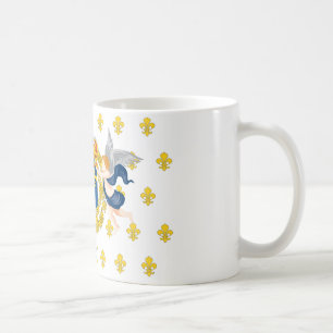 Taza De Café Bandera francesa del estado (1632-1790)