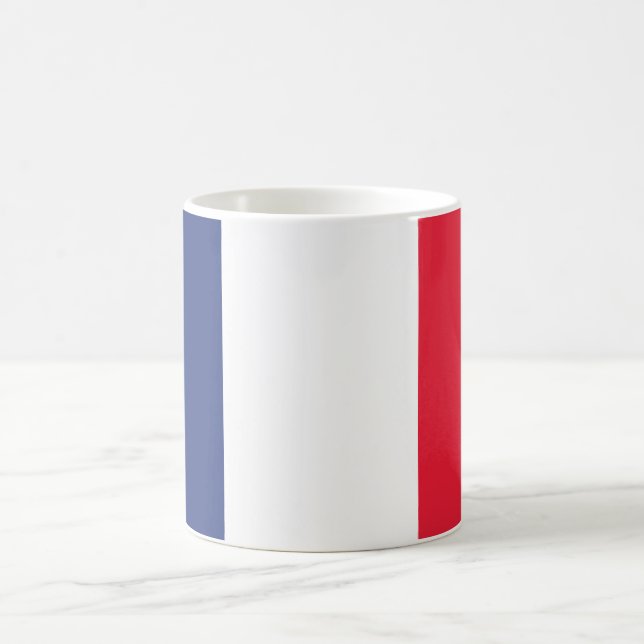 Taza De Café Bandera francesa minimalista (Centro)