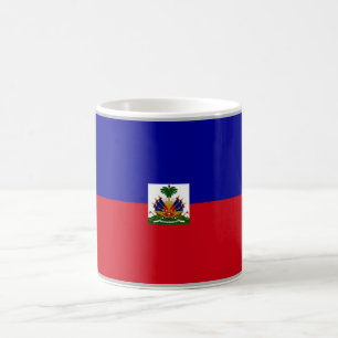 Taza De Café Bandera haitiana -