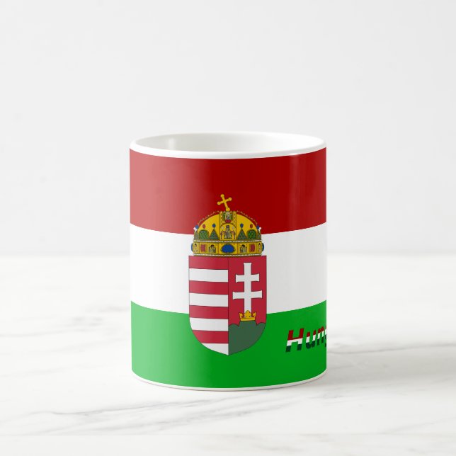 Taza De Café Bandera húngara (Centro)