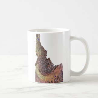 Taza De Café Bandera Idahoan + Mapa Mug