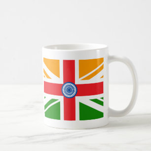 Taza De Café Bandera india Anglo
