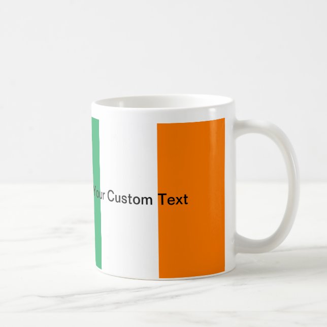 Taza De Café Bandera irlandesa de encargo (Derecha)