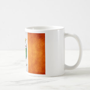 Taza De Café Bandera irlandesa de Rooney