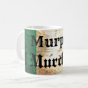 Taza De Café Bandera irlandesa Murphy