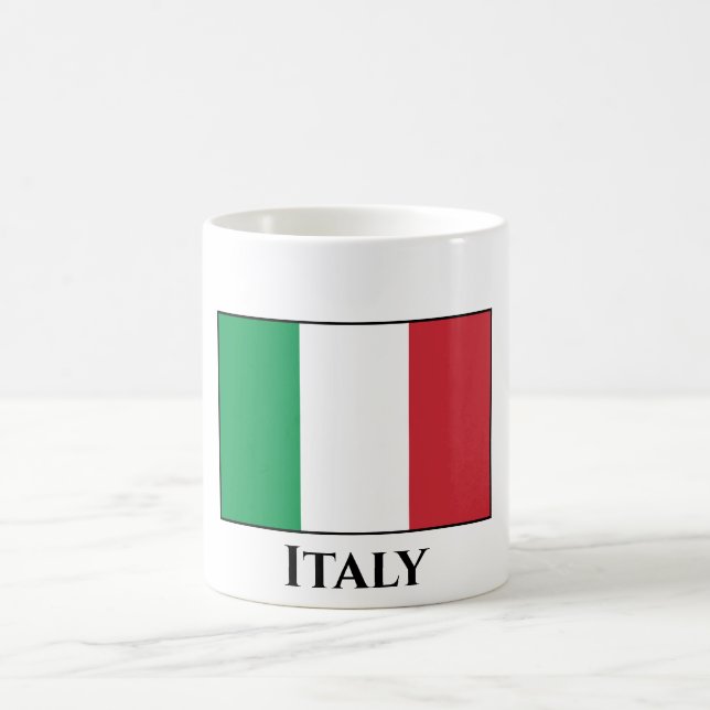 Taza De Café Bandera italiana (Centro)