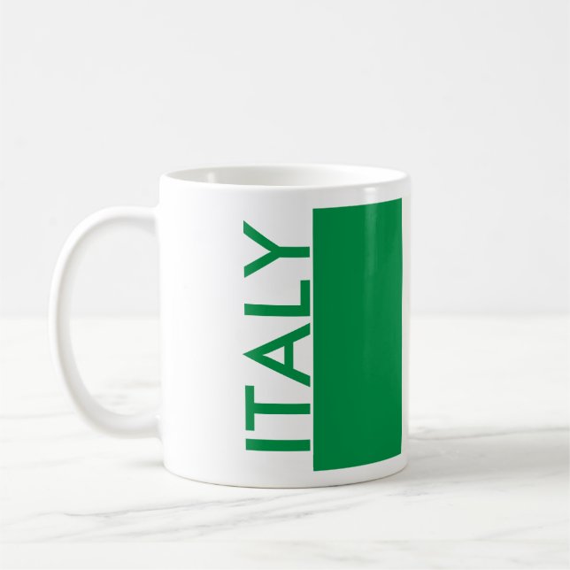 TAZA DE CAFÉ BANDERA ITALIANA (Izquierda)
