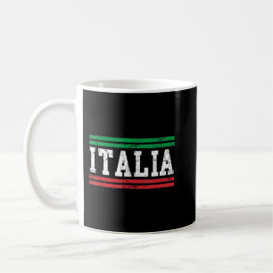 Taza De Café Bandera italiana Italia Hombres con problemas de c