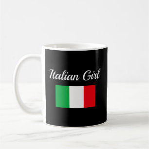 Taza De Café Bandera italiana Orgullo italiano-americano
