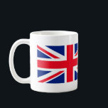 Taza De Café Bandera Jack Union del Reino Unido<br><div class="desc">Bandera Jack Union del Reino Unido</div>