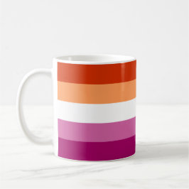 Taza De Café Bandera lesbiana