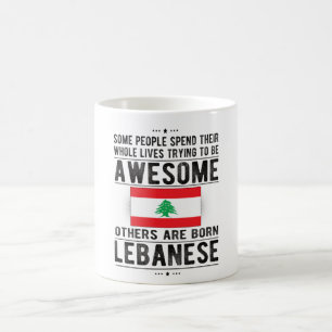 Taza De Café Bandera Libanesa Patrimonio de la Humanidad Liban