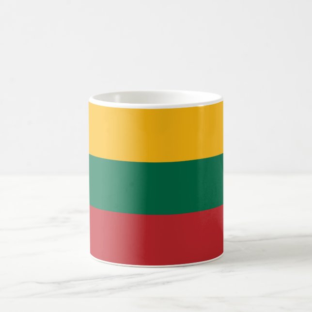 Taza De Café Bandera lituana (Centro)