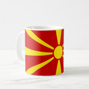 Taza De Café Bandera (macedónica) de Macedonia