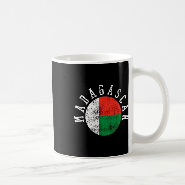 Taza De Café Bandera malgache (Derecha)