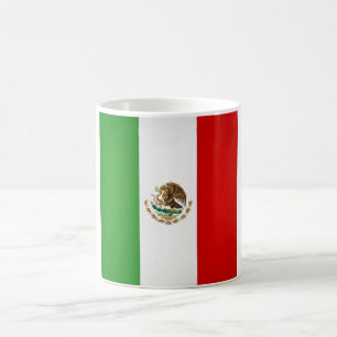 Taza De Café Bandera mexicana de Guay