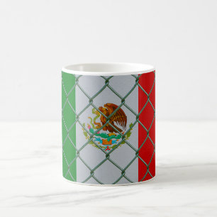 Taza De Café Bandera Mexicana Protegida