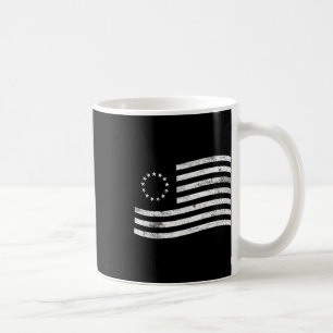 Taza De Café Bandera mínima de Betsy Ross - Patriota de Histori